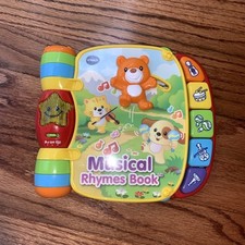 VTech Musical Rhymes Book Baby  Toddler Toy Educational Learning Red 6-36 Month