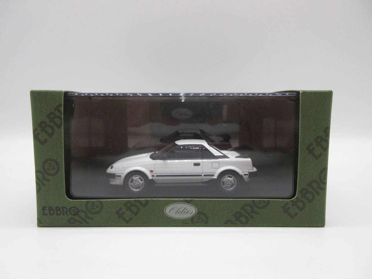 【GINGER掲載商品】 MR2 Toyota EBBRO 1/43 1984 eBay | White Car Miniature 乗用車