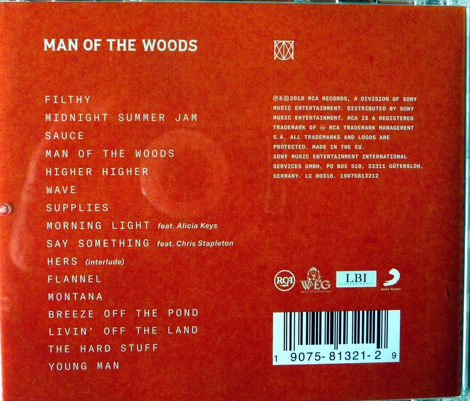 CD Justin Timberlake - MAN OF THE WOODS - Bild 2 von 2