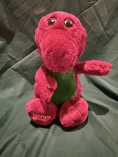 Vintage 1992 Barney Purple Dinosaur Soft Plush 13 in The Lyons Group Retired 90s