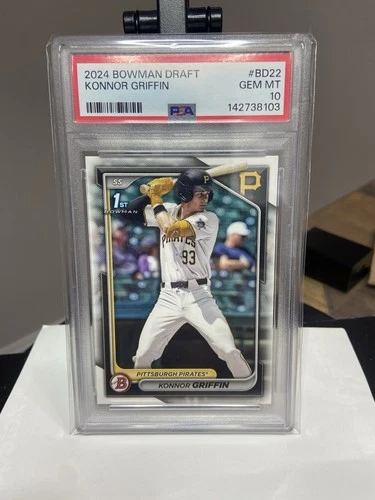 2024 Konnor Griffin💎1st Bowman Draft #BD22 Pirates PSA 10 Gem Mint!🔥📈🔥