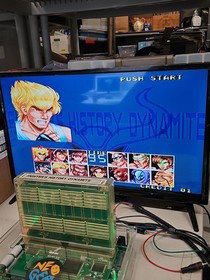 Fighter's History Dynamite Neo Geo Mvs 100% Authentic Tested US SELLER 