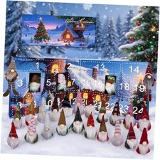 Advent Calendar 2025, 24 Days Christmas Ornaments Countdown Calendar Surprise