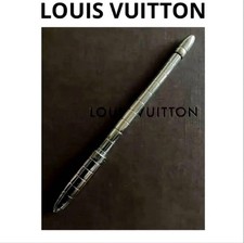 Louis Vuitton Stilo Agenda GM Ballpoint Pen Silver Authentic Luxury