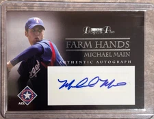 2007 Tristar Prospects Plus Farm Hands Autographs Michael Main Auto #FH-MM Card