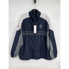 Dallas Cowboys Starter Track Light Jacket Navy Blue Team Apparel Men's Sz XL