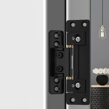 Hidden Door Hinges Adjustable Heavy Duty Easy To Install Thin Hardware UK