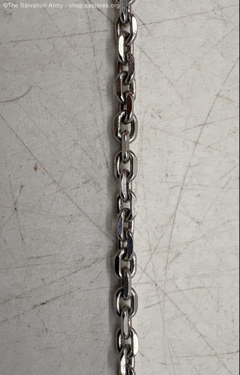 925 Sterling Silver Abstract Rectangular Pendant … - image 2