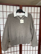 BRAND NEW Marled Women s Sweater Taupe Heather/Egret Size XL New With Tags NWT