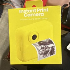 Thermal Printing Digital Camera 12MP 1080p Video 2.4" Screen Yellow