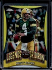 2024 Topps Chrome Football Yellow Refractor Brett Favre #LOG-6