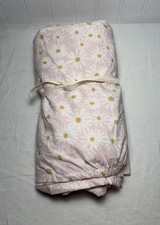 WEST ELM KIDS Daisy Crib Fitted Sheet  Peach Blush