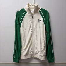 Sergio Tacchini Salvatore Track Jacket Men  s S Green/ Cream