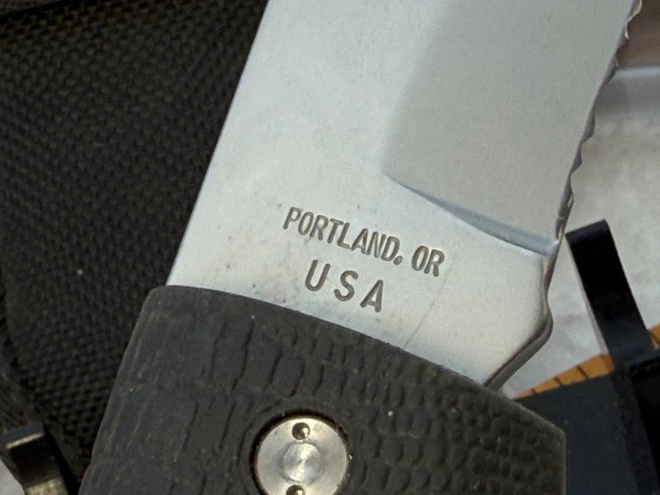 Vintage Gerber 650 Gator Large Single Blade Lockback Knife USA--2531.25 - Image 4 of 4