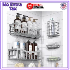 EUDELE Shower Caddy 5 PackAdhesive Shower Organizer for Bathroom Storage&Home...