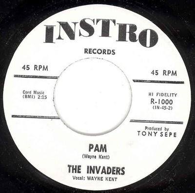 The Invaders - Pam b-w Invasion 7inch, 45rpm - Singles Rock'n'Roll/Rockabilly