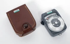 Gossen Super Pilot light meter with case TESTED #1260