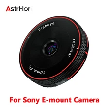 Astrhori 10mm F8 Manual Focus Wide Angle Fisheye Lens For Sony E-mount Camera