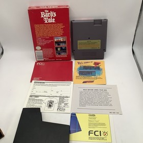 The Bard's Tale Nintendo NES Game Complete in Box CIB