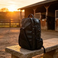Reitausr&uuml;stungsrucksack atmungsaktiv gepolsterte Tr&auml;ger Reitrucksack