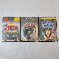 Lot of 3 Nintendo GameCube Cases Legend of Zelda Twilight Princess Collectors