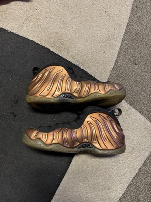 Nike Air Foamposite One Copper Gold Black Sneakers | 314996  display picture 3