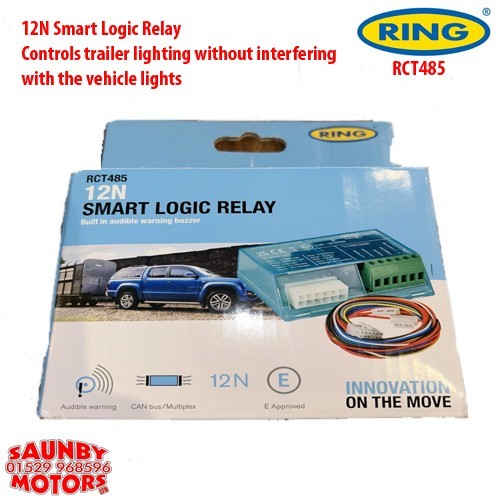 12V Smart Logic Relay for Trailer Towing RCT485 by Ring-image