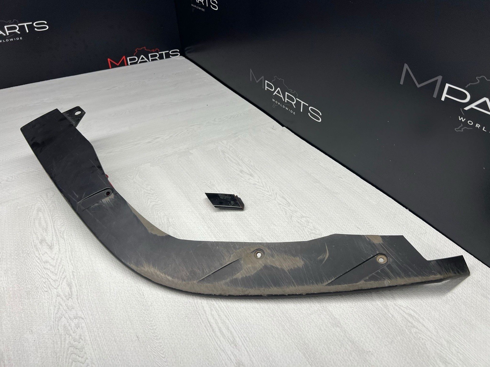 19-23 FERRARI F8 TRIBUTO FRONT LEFT DRIVER BUMPER LIP SPLITTER
