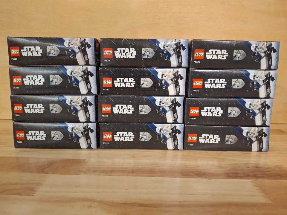 LEGO 75320 STAR WARS SNOW TROOPERS BATTLE PACK LOTE DE 12 Novo e Selado de Fábrica - Imagem 3 de 4