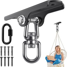 Heavy Duty Swing Hanger,Ceiling Mount Swing Hook,One-Piece Design Base Swing Set