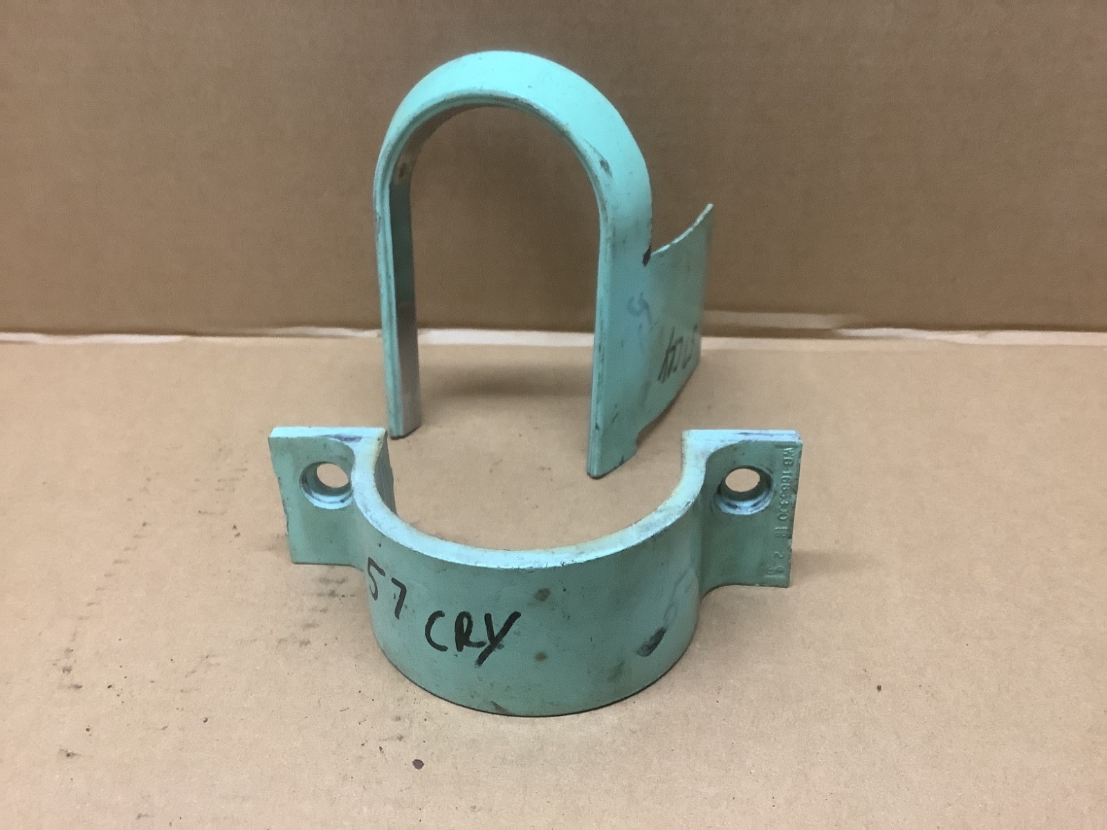 1957 CHRYSLER IMPERIAL INTERIOR STEERING COLUMN SUPPORT BRACKET TRIM
