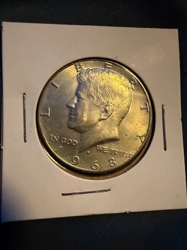 1968-D Kennedy Half Dollar 40% SILVER MINT UNC US MINT!