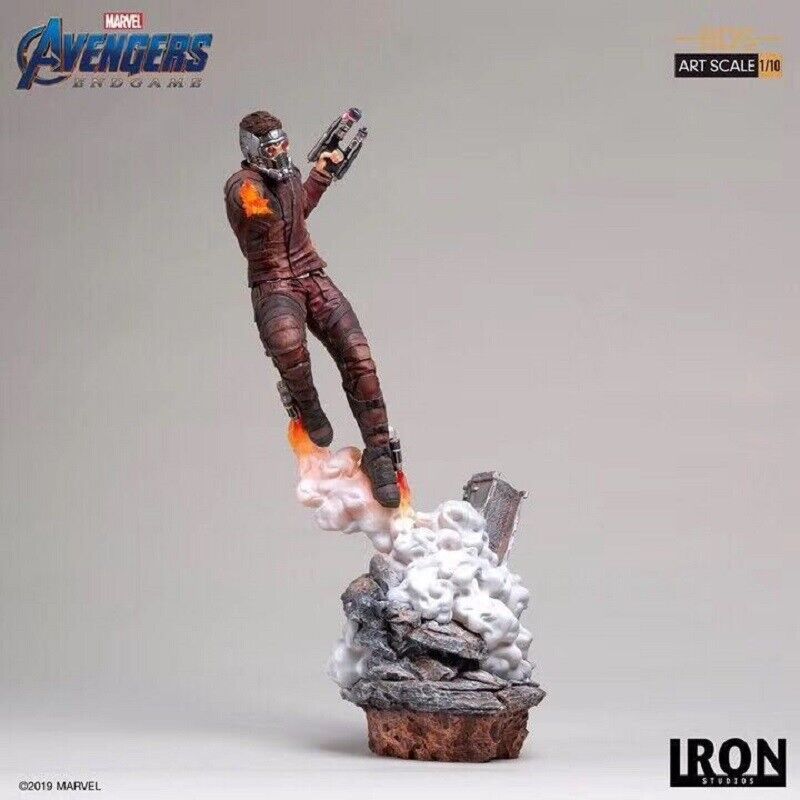  Iron Studios Avengers: Endgame, Star Lord, 31 cm Scale Statue  1/10 : Toys & Games