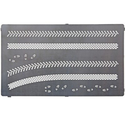 Photoetched Stencil for Prints of Tire Treads DanModels