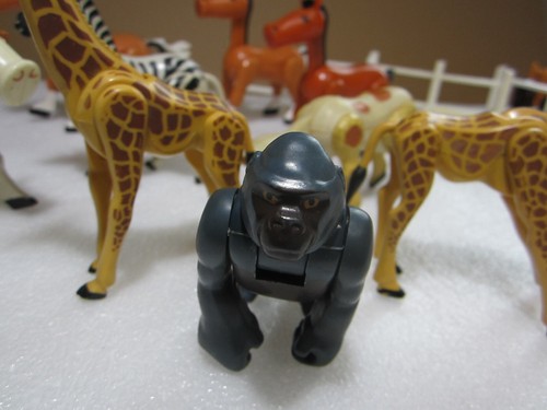 Vintage Pferde Playskool Fisher Price Abenteuer Safari Zebra Gorilla Giraffe - Bild 19 von 24