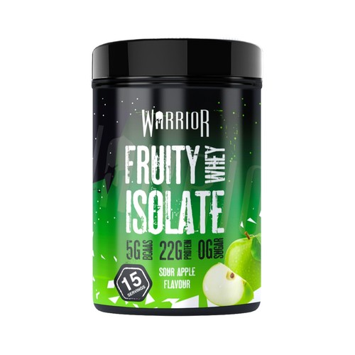 Warrior Whey Isolate Protein Powder 375g Sports Supplements Sour Apple Flavour - Picture 5 of 6