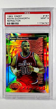 1993 1993-94 Topps Finest Refractor #187 Kevin Duckworth PSA 9 *Only 4 Higher*