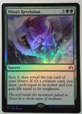 Nissa's Revelation *FOIL Rare* Magic MtG x1 Origins SP