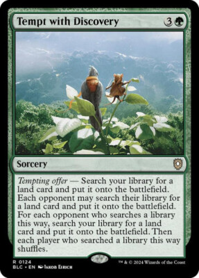 Tempt with Discovery MTG BLC 0124 Rare NM