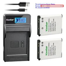 Kastar Battery LCD Charger for Nikon EN-EL19 & Nikon Coolpix W100 Coolpix S100