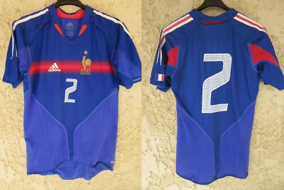maillot football vintage France 2004 HOME 10 ZIDANE