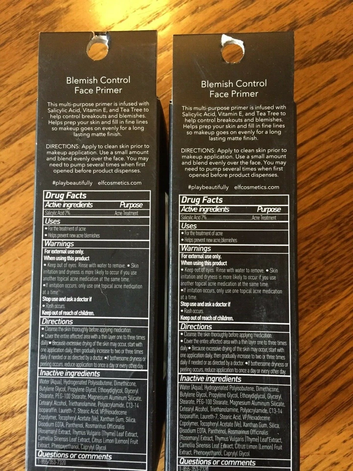 2-e.l.f. Blemish Control Face Primer Clear 0.47 fl. oz. - Image 2 of 2