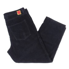 Empyre Corduroy Pants Men's 36 Black Relax Loose Fit Skate Baggy Y2K Size 36x29