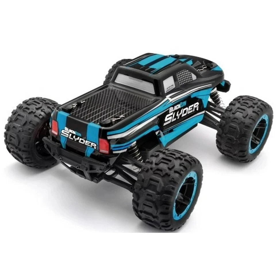 HPI Blackzon Slyder MT 1/16 4WD Electric Monster Truck - Blau 540104 - Bild 4 von 4