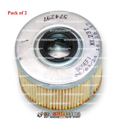 2x Oil Filter Element Compatible With Royal Enfield Himalayan Guerrilla 450 Scra