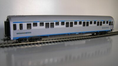 HERIS 18009 BETTWAGEN SNCF TYP P EDELSTAHL 1:87 HO CIWL SLEEPING CAR