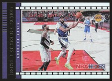 2021-22 Hoops #10 Anthony Davis Lights Camera Action Holo