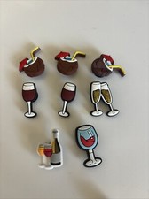 Adult Alcoholic Wine Beverages Crocs Shoe Charm Lot Of 8