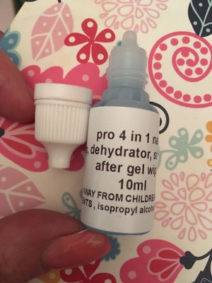 4 in 1 Poly/Gel Nail Liquid Slip Solution 10ml Sterilisator Reinigung Trockner UV