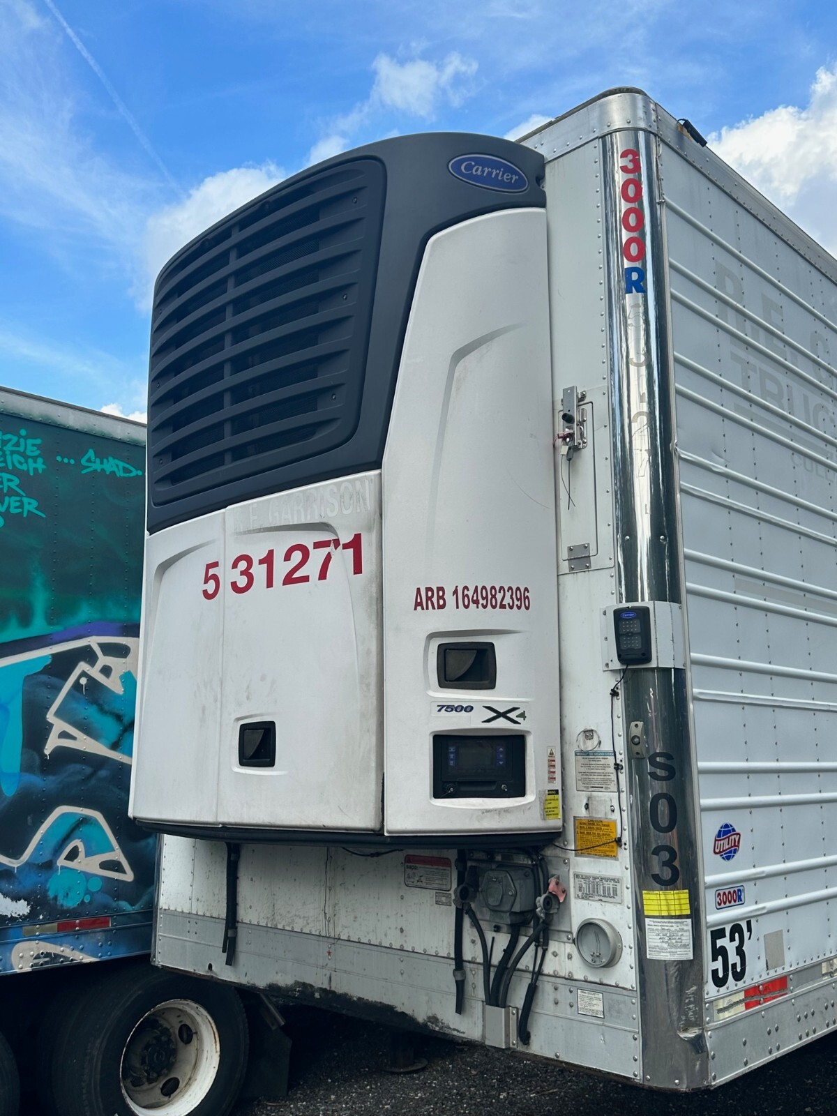 Carrier Transicold x4 7500 Reefer Unit Refrigeration Running Excelent